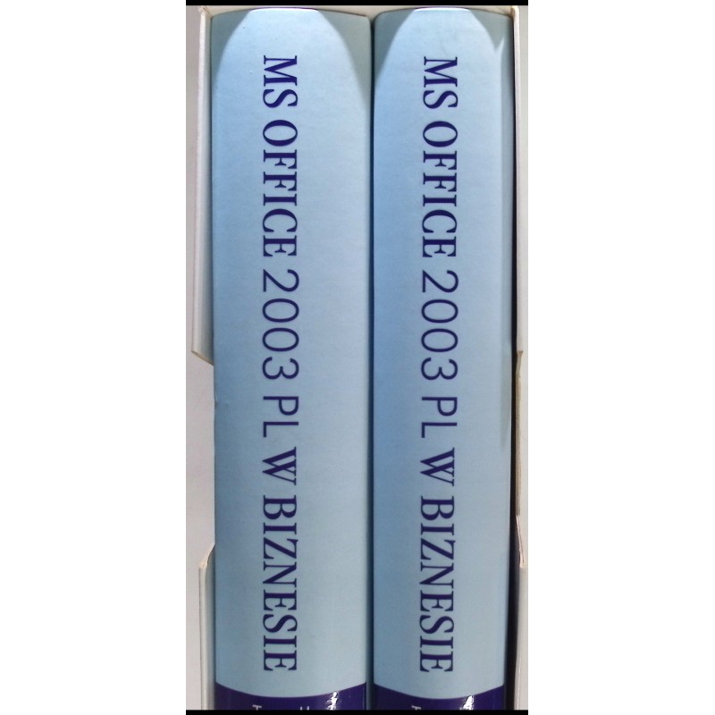 MS Office 2003 PL w biznesie Tom 1 i 2