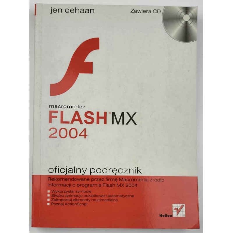 Flash mx 2004 + CD Jen Dehaan