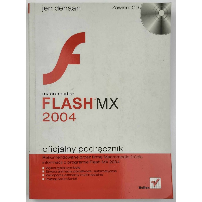 Flash mx 2004 + CD Jen Dehaan