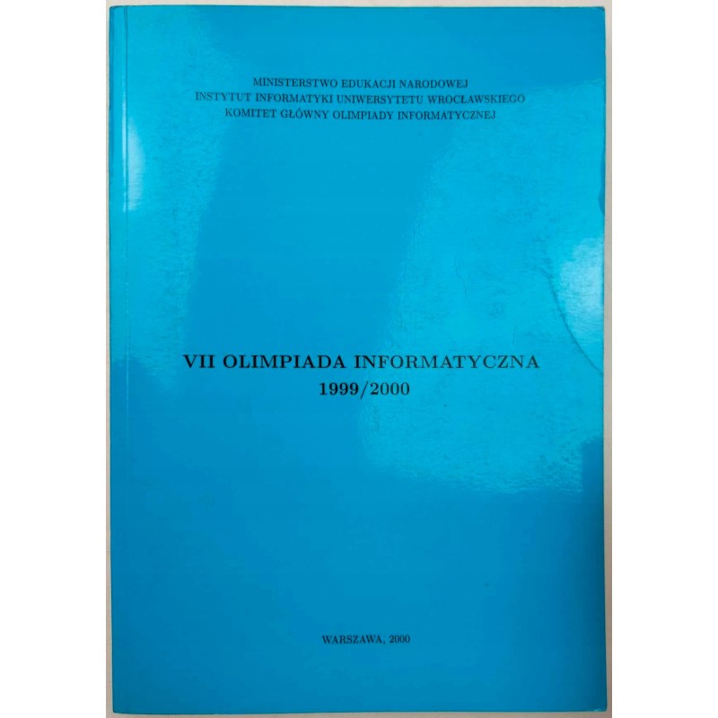 VII Olimpiada informatyczna 1999/2000