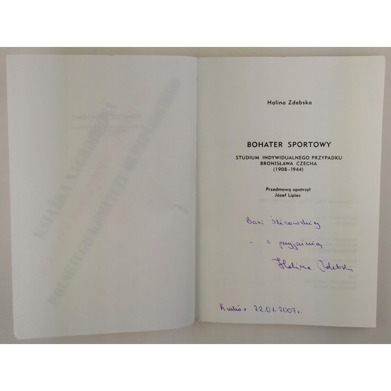 Bohater sportowy Halina Zdebska