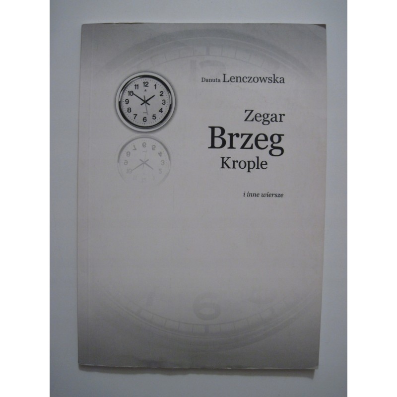 ZEGAR BRZEG KROPLE Danuta Lenczowska