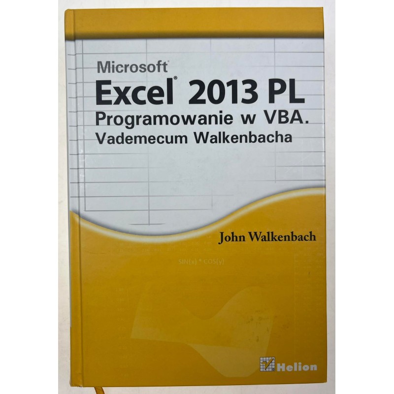 Excel 2013 PL Programowanie w VBA John Walkenbach
