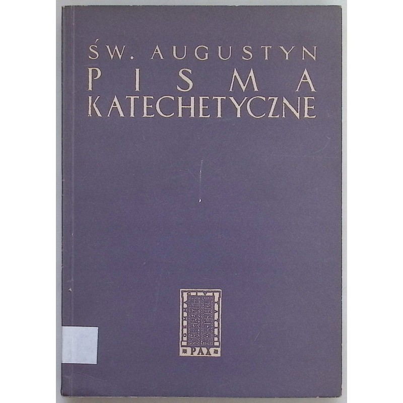 Pisma katechetyczne Św. Augustyn