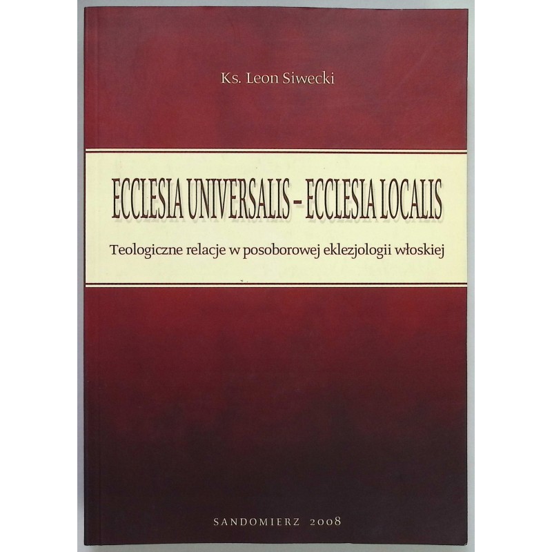Ecclesia universalis - Ecclesia localis