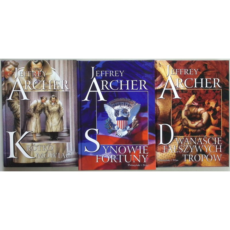 Zestaw 3 książek Jeffrey Archer