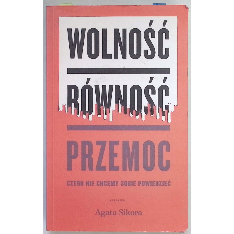 Wolność równość przemoc. Czego nie chcemy sobie powiedzieć