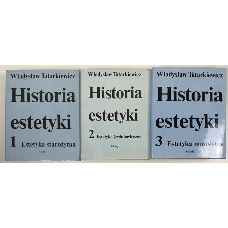 Historia Estetyki 1-3 W.Tatarkiewicz