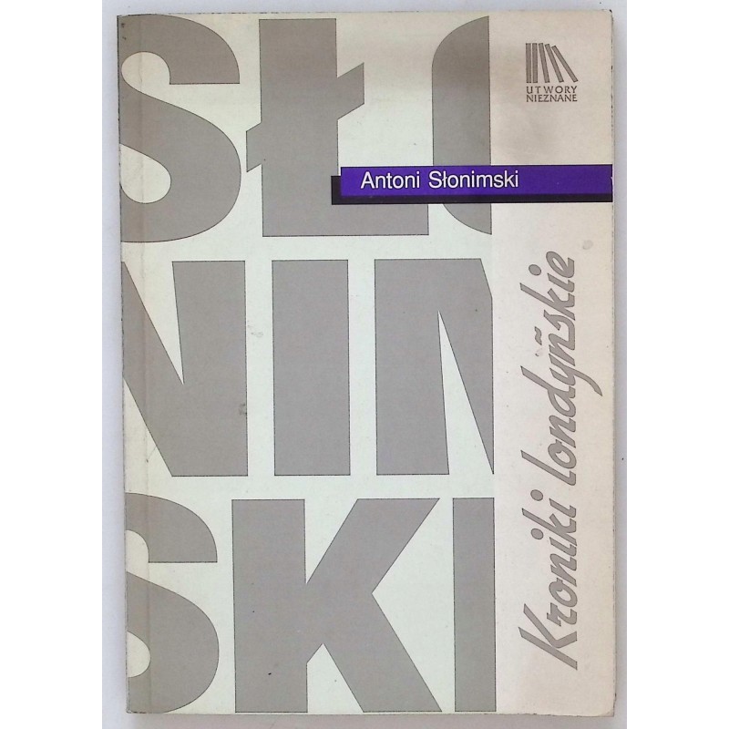 Kroniki londyńskie Słonimski