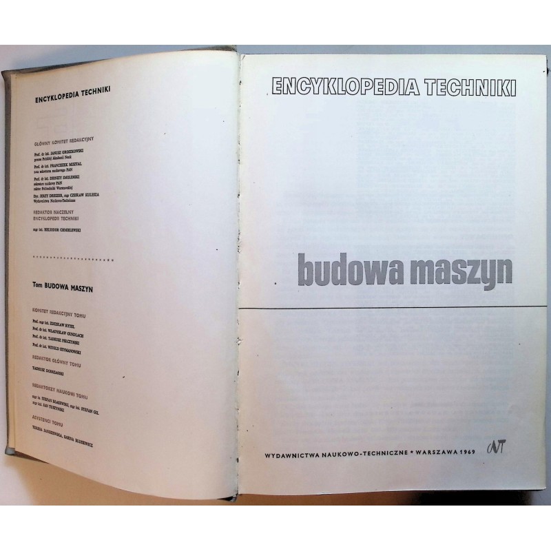 Encyklopedia Techniki Budowa Maszyn Praca zbiorowa