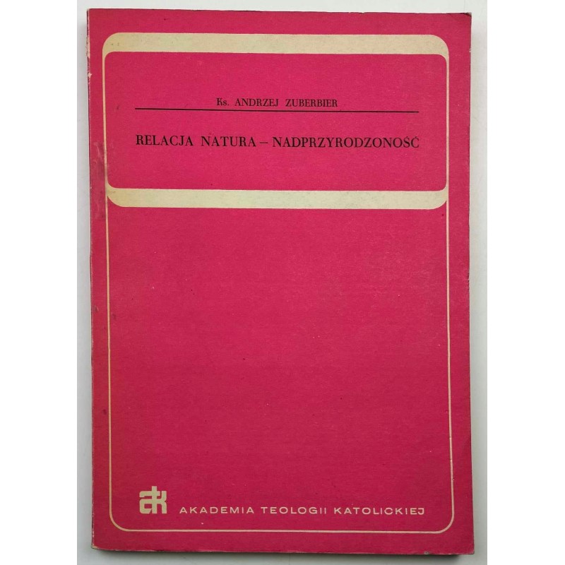 Relacja natura nadprzyrodzoność