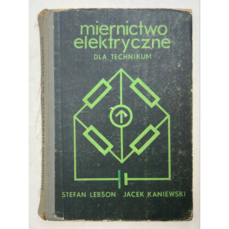 Miernictwo elektryczne dla technikum - Lebson