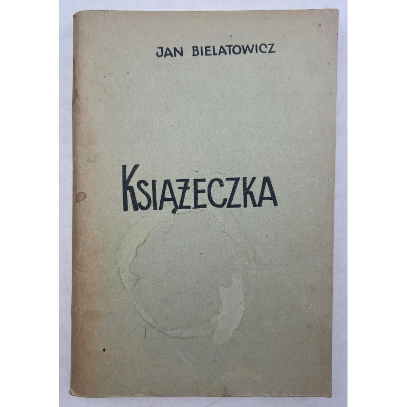 Książeczka Jan Bielatowicz