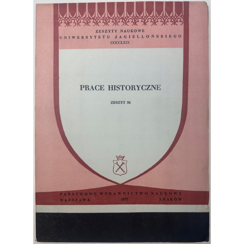 PRACE HISTORYCZNE ZESZYT 56
