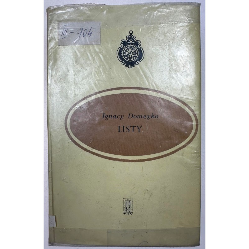 Listy do Władysława Laskowicza Ignacy Domeyko