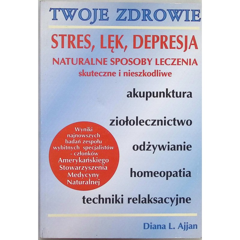 Stres lęk depresja Diana L. Ajjan
