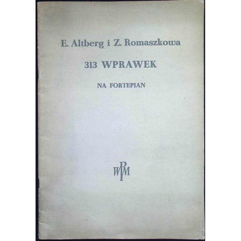 313 wprawek na fortepian Altberg