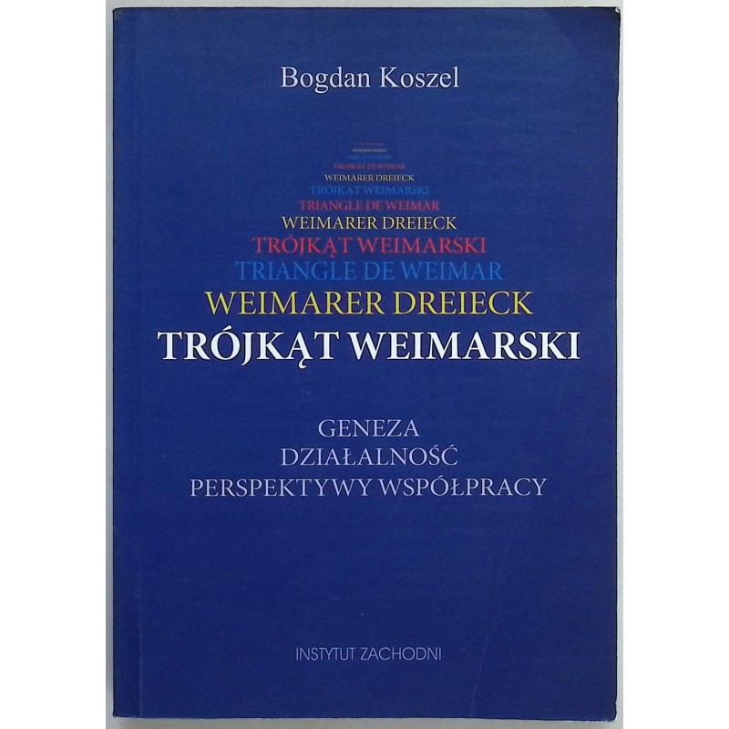 Trójkąt Weimarski Koszel Bogdan