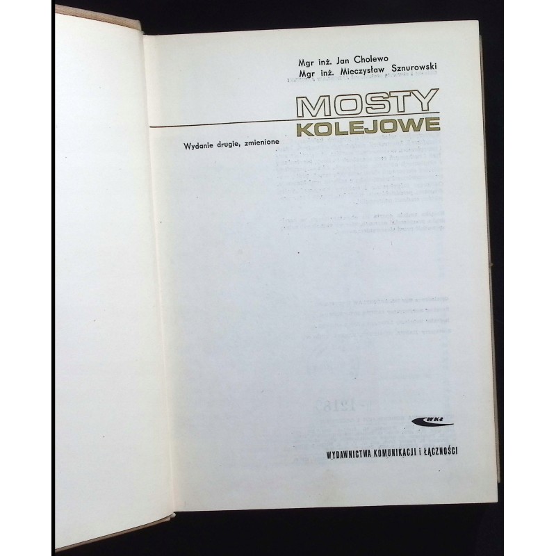 Mosty kolejowe Jan Cholewo