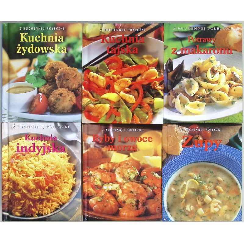 Z kuchennej półeczki Zestaw 6 książek