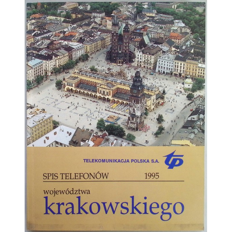 Spis telefonów województwa krakowskiego 1995