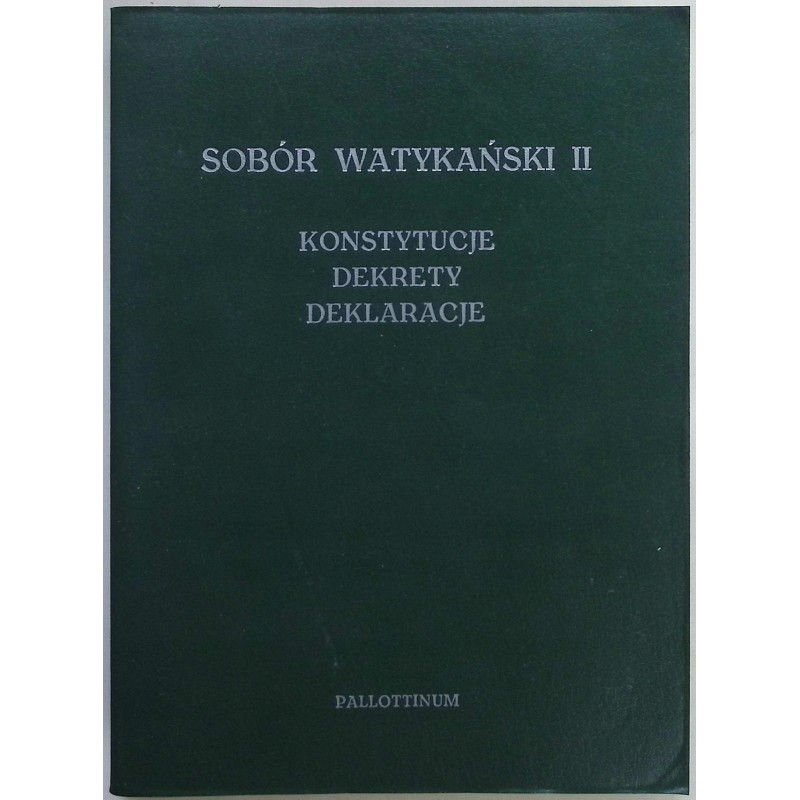 Sobór watykański II Konstytucje dekrety deklaracje