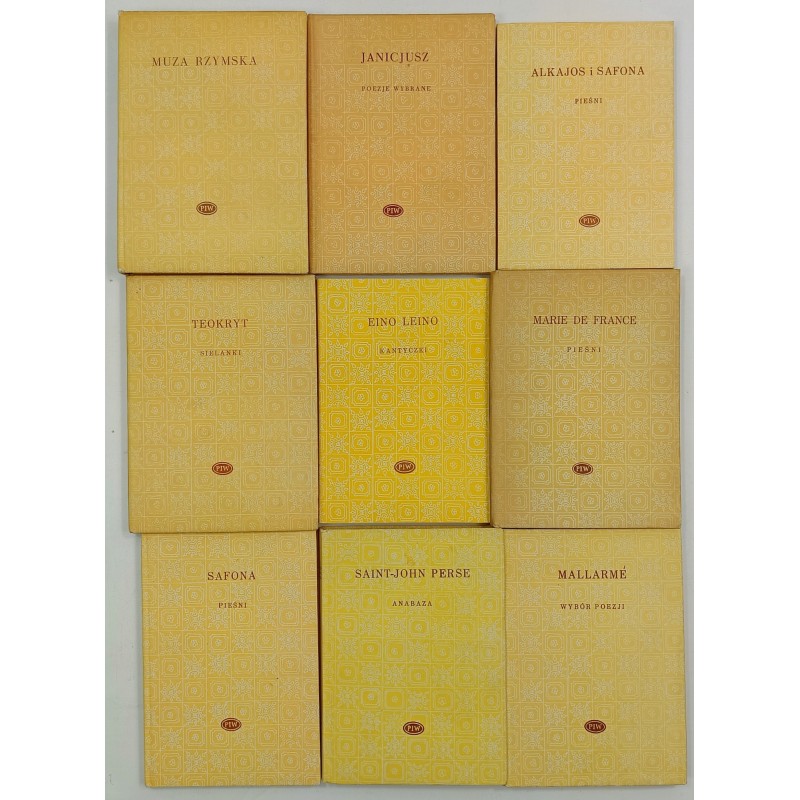 Biblioteka poetów - zestaw 9 książek