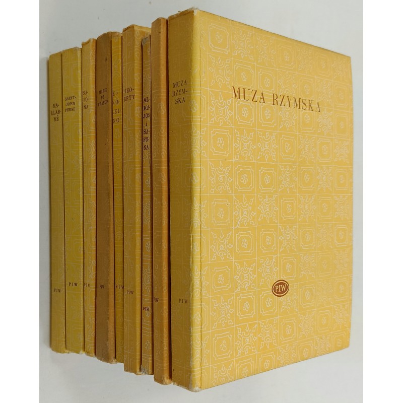 Biblioteka poetów - zestaw 9 książek