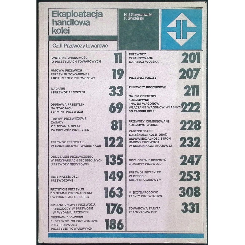 Eksploatacja handlowa kolei cz. II