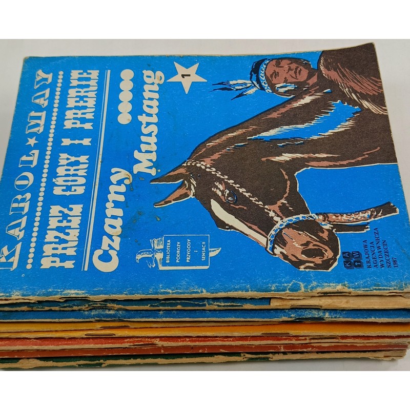 Przez góry i prerie Karol May Zestaw 8 książek