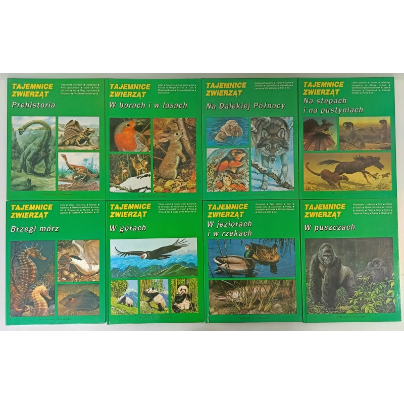 Tajemnice zwierząt Zestaw 8 książek