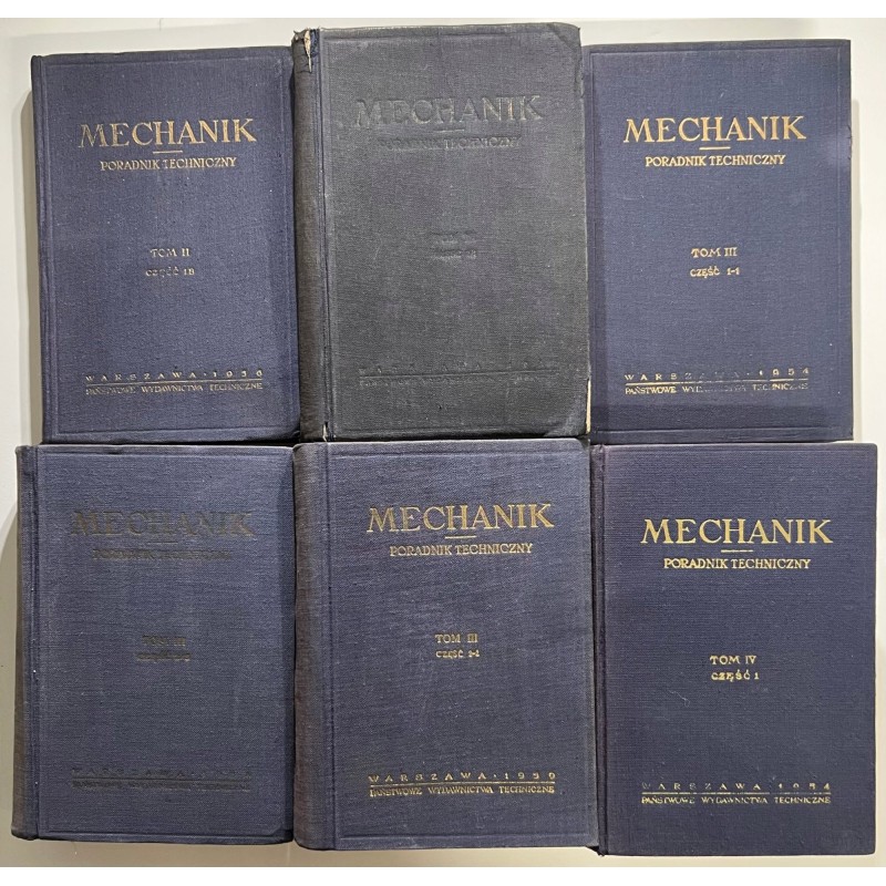 Mechanik poradnik techniczny Zestaw Tom 2,3,4