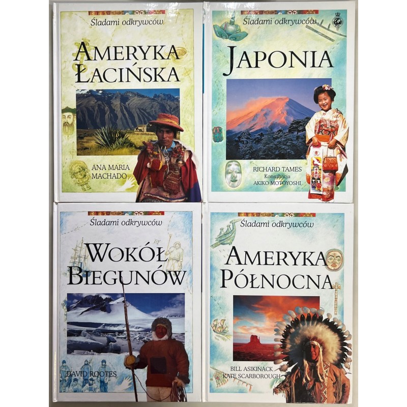 Śladami odkrywców Zestaw 4 książek