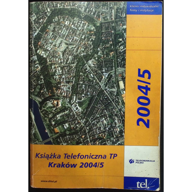 Książka telefoniczna TP Kraków 2004/5