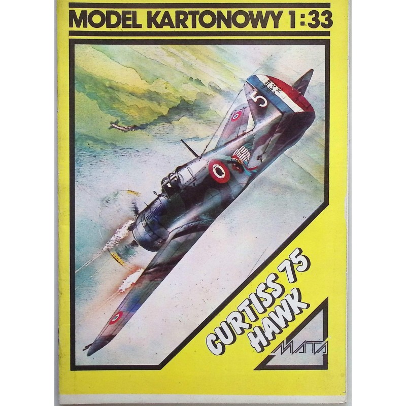 Curtiss 75 Hawk - model kartonowy Praca zbiorowa