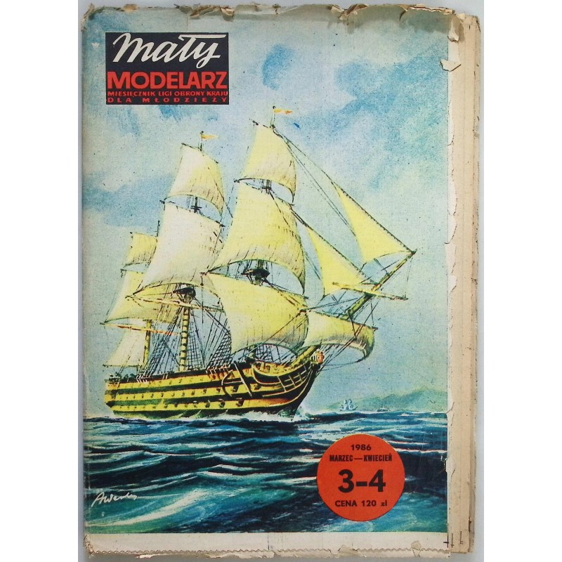 Mały modelarz 3-4 1986 Marzec Kwiecień