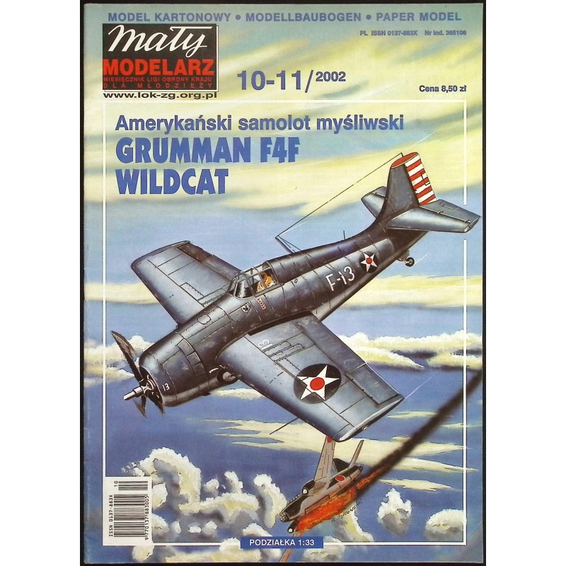 Amerykański samolot myśliwski Grumman F4F Wildcat 10-11/ 2002