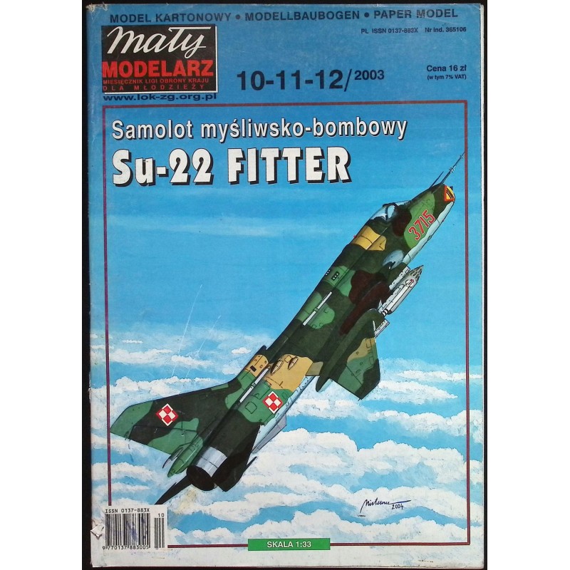 Samolot myśliwsko-bombowy Su-22 Fitter