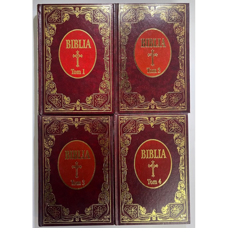 Biblia to jest Księgi Starego i Nowego Testamentu Tom 1 do 4