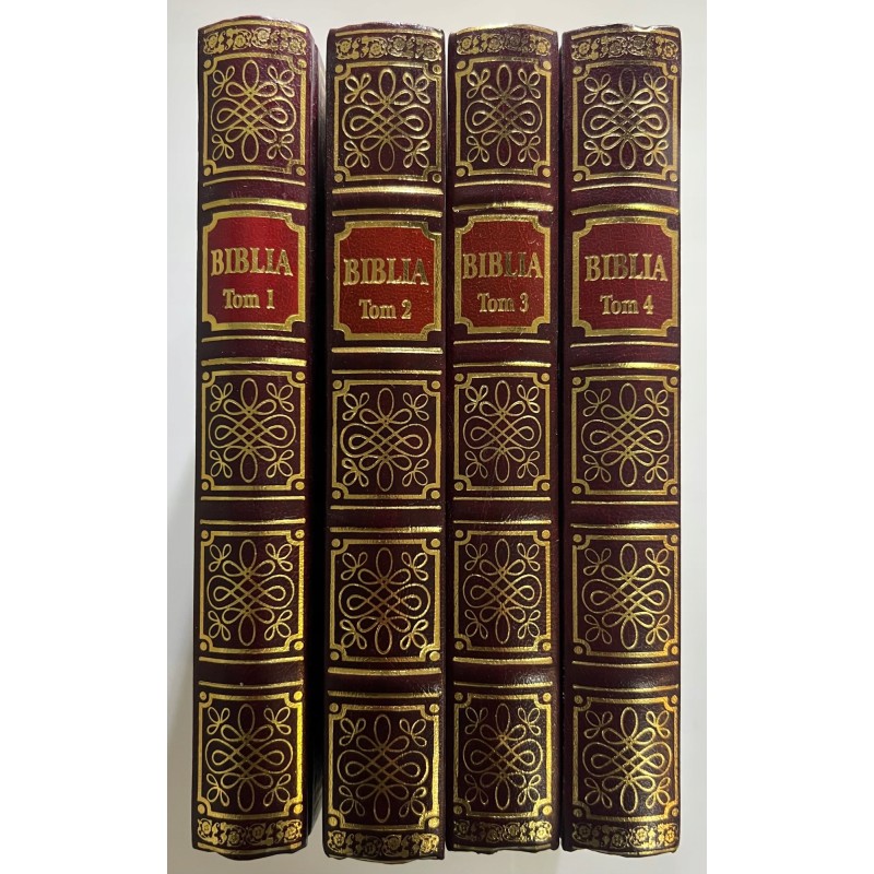 Biblia to jest Księgi Starego i Nowego Testamentu Tom 1 do 4