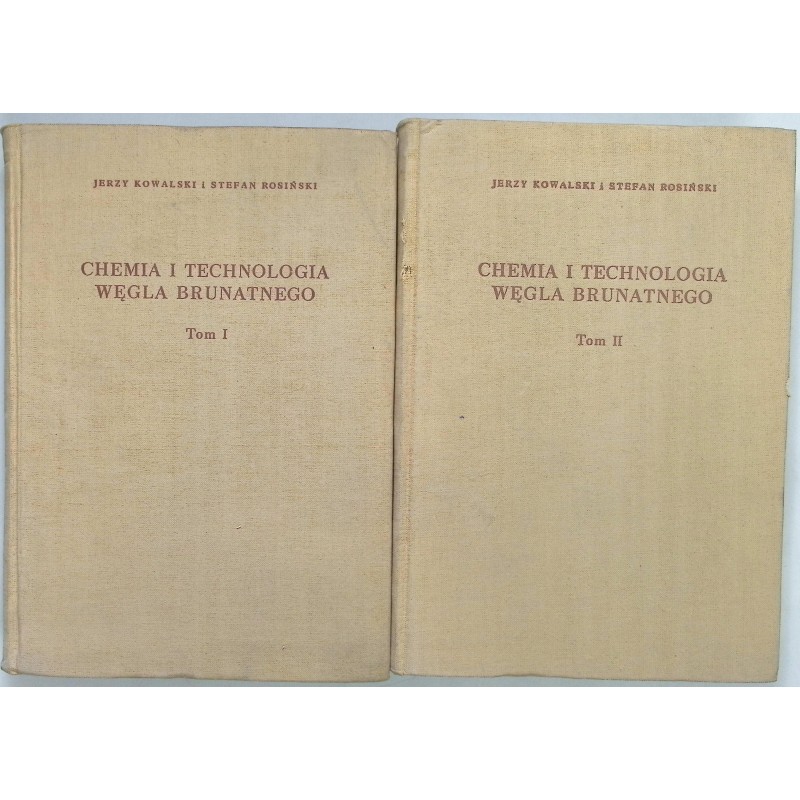 Chemia i technologa węgla brunatnego Tom 1-2