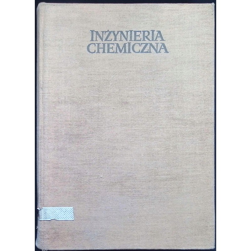 Inżynieria chemiczna Józef Szarawara