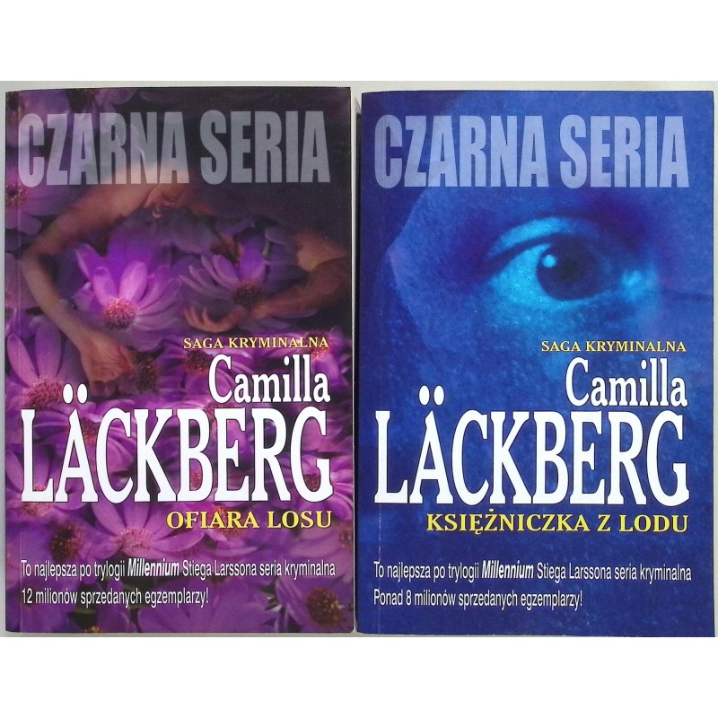 Camilla Lackberg Czarna seria Zestaw 2 książek