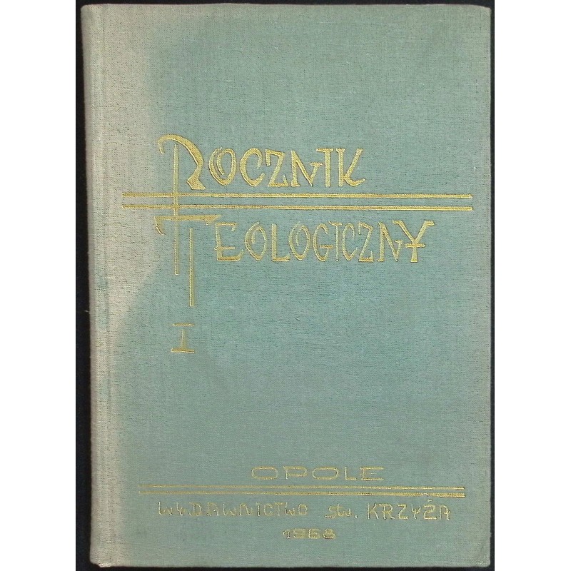 Rocznik teologiczny tom 1
