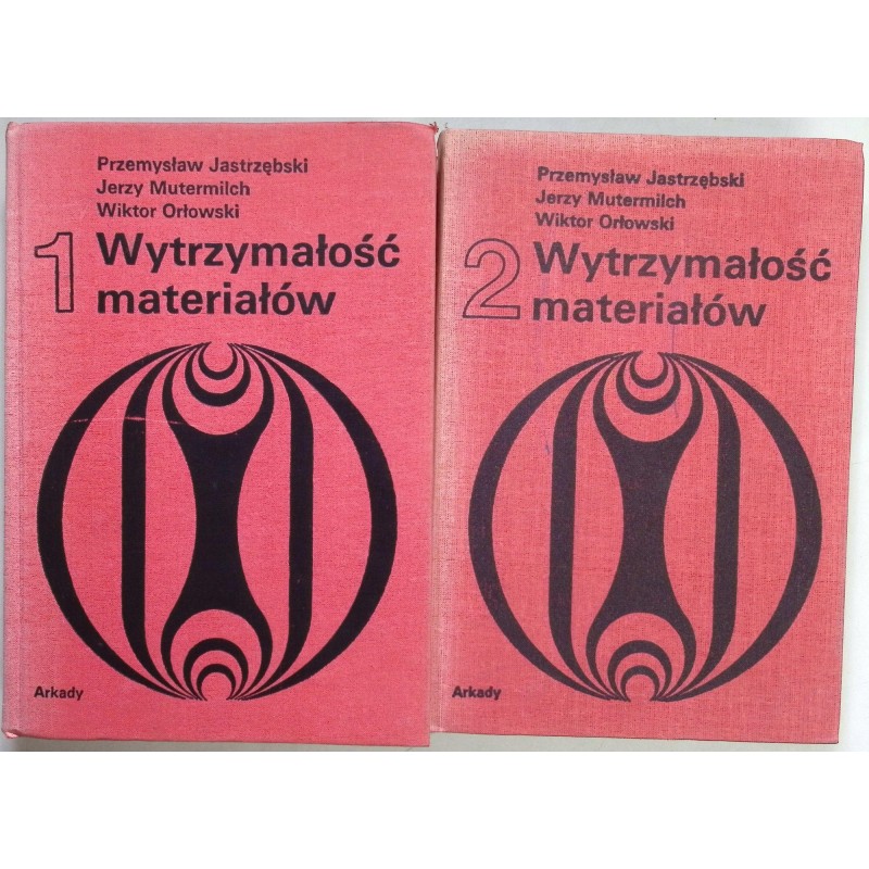 Wytrzymałość materiałów tom 1-2 Przemysław Jastrzębski