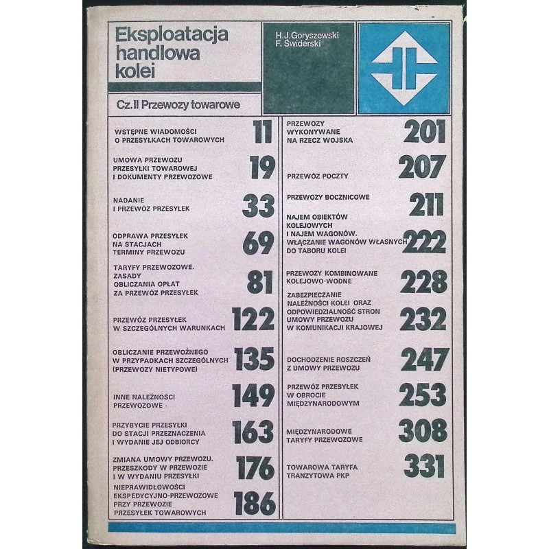 Eksploatacja handlowa kolei cz. II