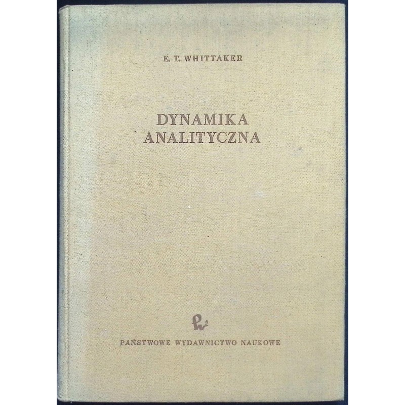 Dynamika analityczna Edmund T. Whittaker