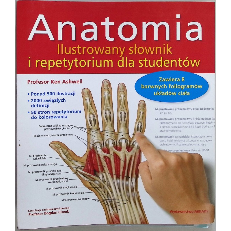 Anatomia Ilustrowany słownik i repetytorium dla studentów Ken Ashwell