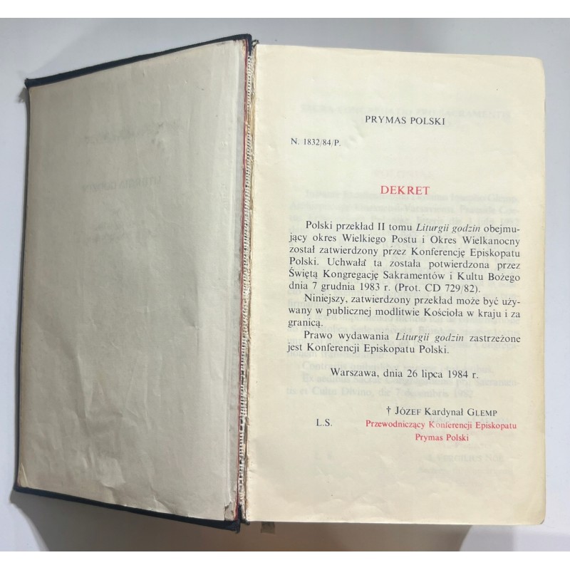 Liturgia godzin tom 1-4