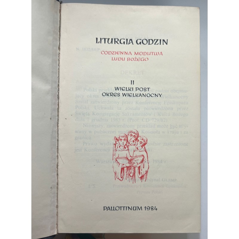Liturgia godzin tom 1-4